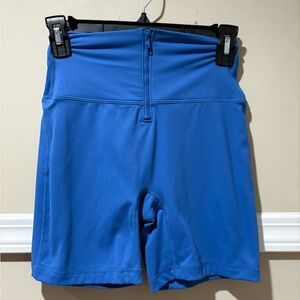 Set‎ Active Sportbody Biker Shorts High Waist Athletic Blue Size S